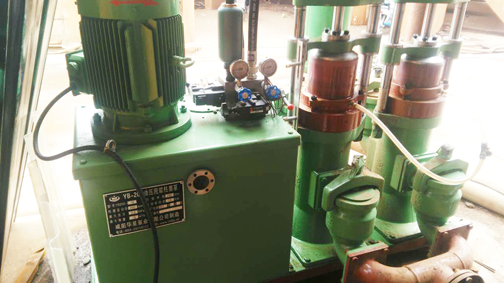 液壓泥漿柱塞泵在印染廠使用現(xiàn)場(chǎng)