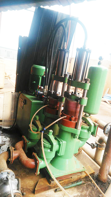 印染廠柱塞泥漿泵使用現(xiàn)場(chǎng)2