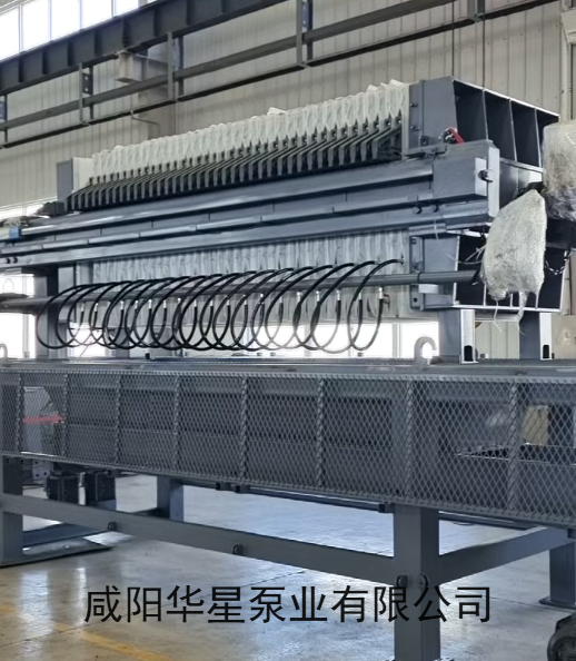 自動廂式隔膜壓濾機 含泥餅輸送設(shè)備和壓濾機操作平臺